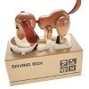 Ready! Set! Play! Link Dog Piggy Bank, Puppy Money 